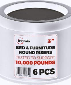 Elevadores de cama iPrimio - Redondos, -Blanco - Redondo