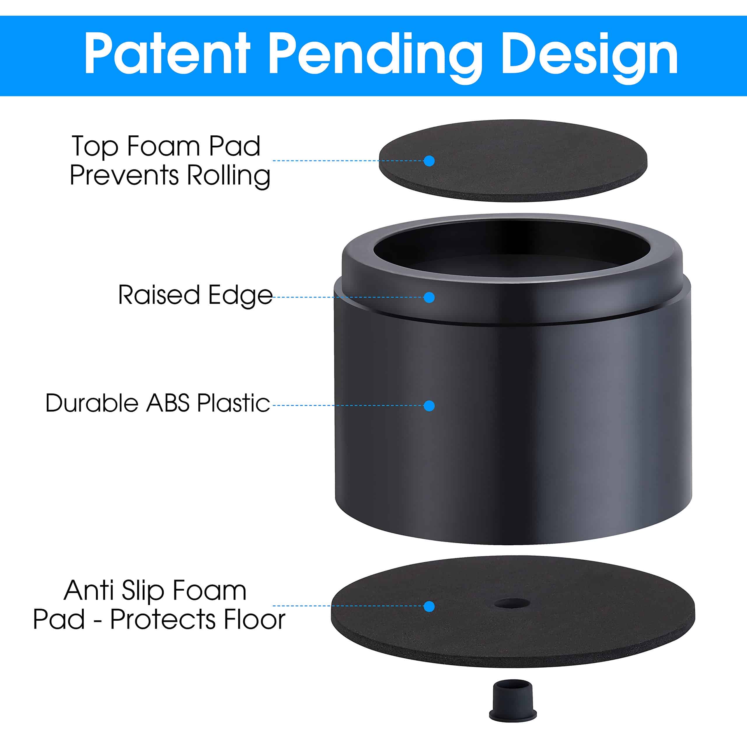 Elevadores de Cama iPrimio - Redondos, 3 Pulgadas de - Imagen 4