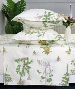 Juego de sábanas ajustadas FADFAY con estampado de flores