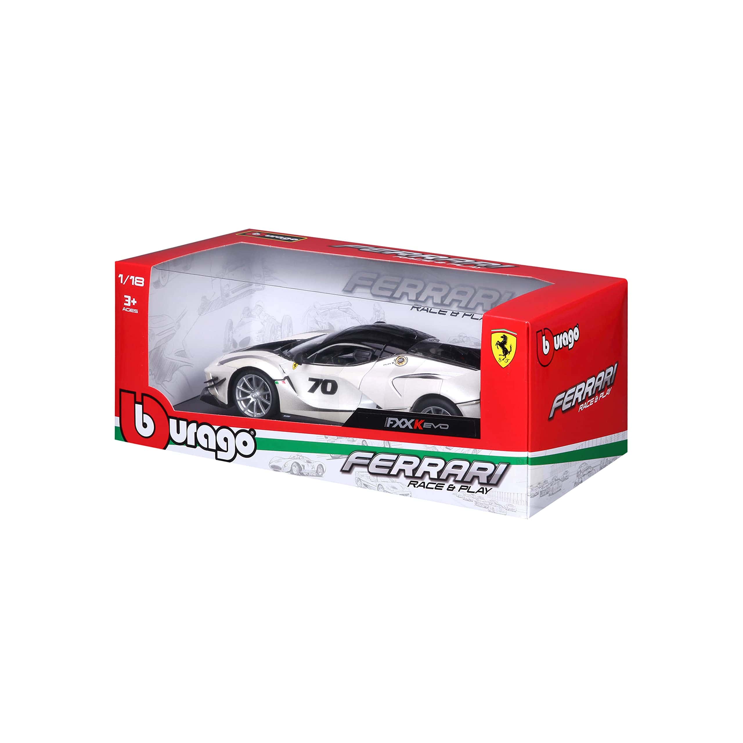 Vehículo de Fundición Bburago 1:18 Ferrari FXX K EVO Race & - Imagen 3