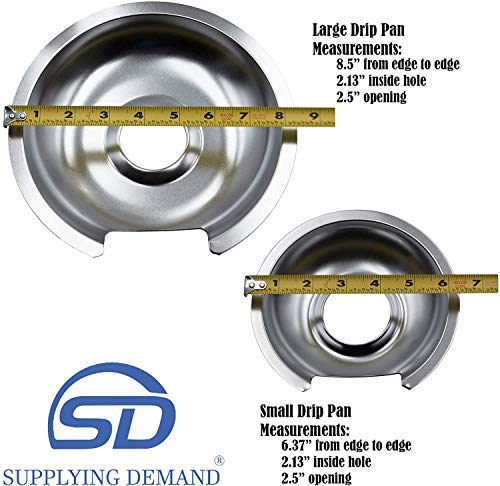 Kit de reemplazo de 8 piezas para sartén y anillo cromados - Imagen 4