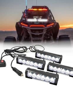 FOXCID 4 X 6 Luces de Estrobo para Vehículos de Advertencia