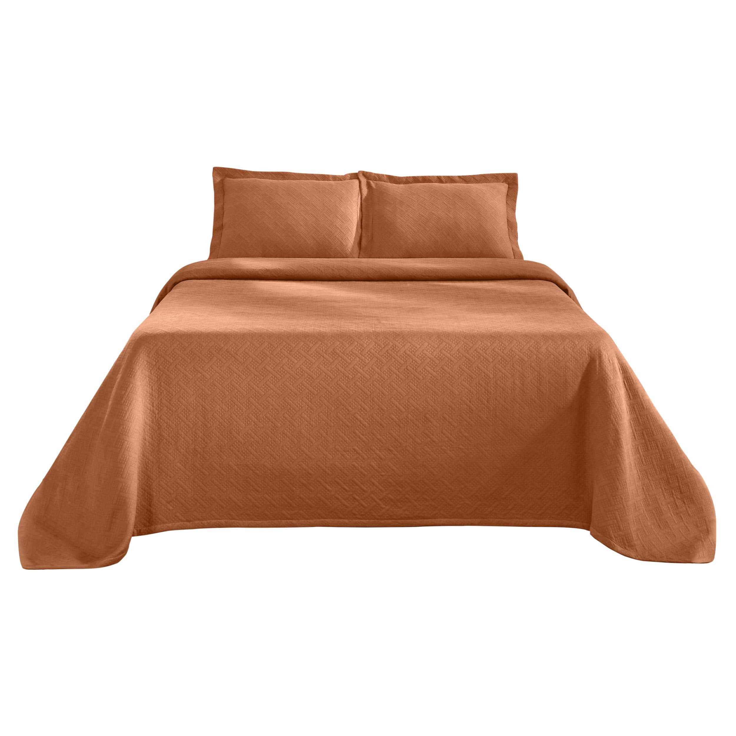 Set de Colcha de Cama de Lujo Tejida Jacquard de Matelassé