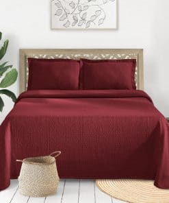 Juego de Colcha Matelasse BLUENILEMILLS BNM, Set de 3, Ropa