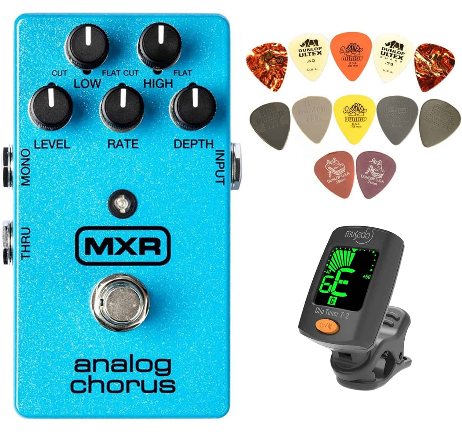 Pedal de Efectos de Coro Analógico MXR M234 con Afinador