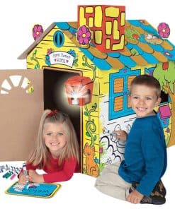 Casa de Cartón para Colorear ArtSkills, Casa de Cartón para