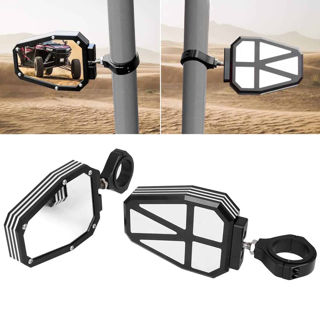 Espejo UTV DeYeShiKi 2023 1.75 pulgadas Espejo Lateral Todo