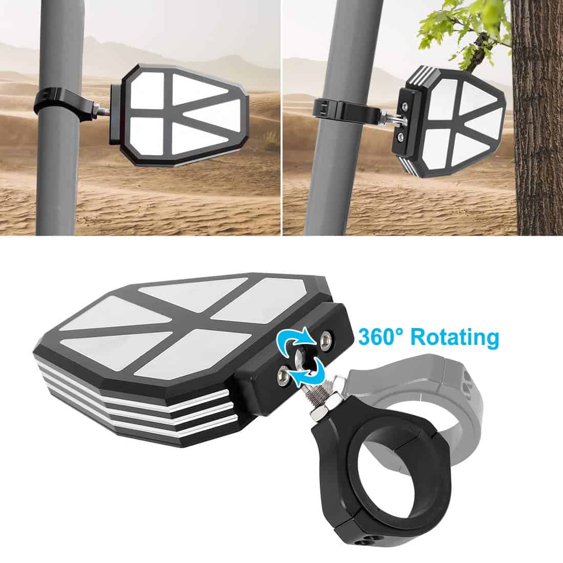 Espejo UTV DeYeShiKi 2023 1.75 pulgadas Espejo Lateral Todo - Imagen 3