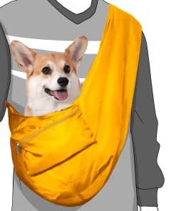 Bolso Sling Cruzado Plegable de Tela Ideal para