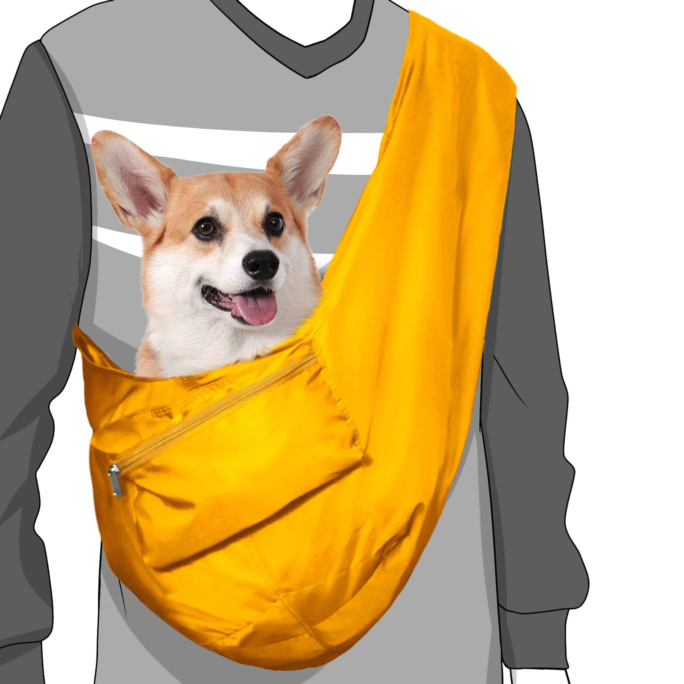 Bolso Sling Cruzado Plegable de Tela Ideal para