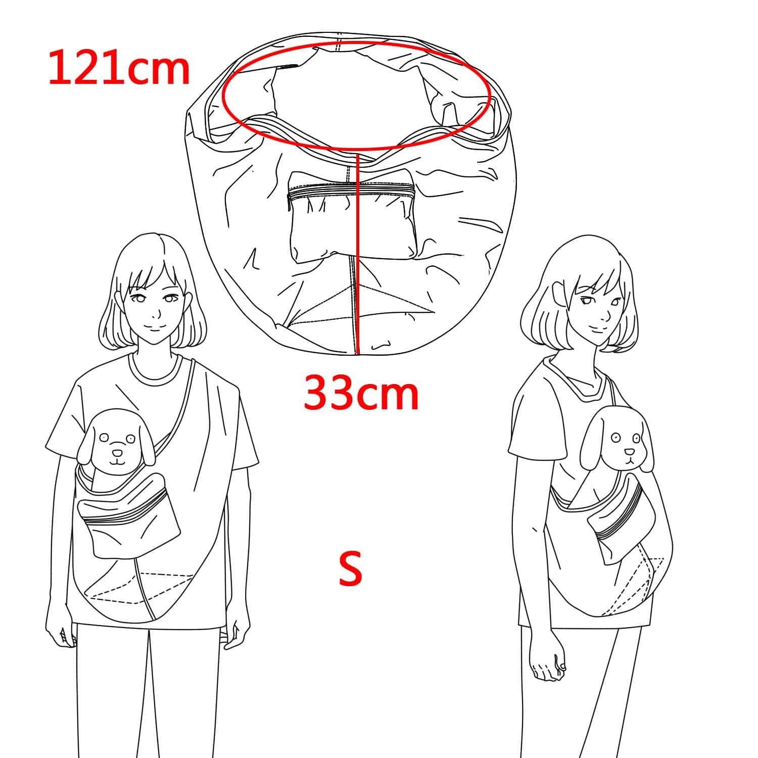 Bolso Bandolera Plegable de Malla con Estampado de - Imagen 5