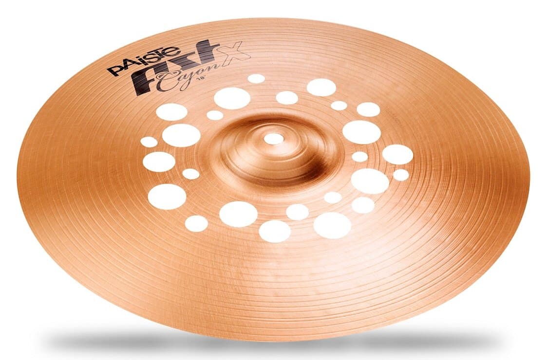 Platillo de choque Paiste 16 pulgadas PST X Cajon