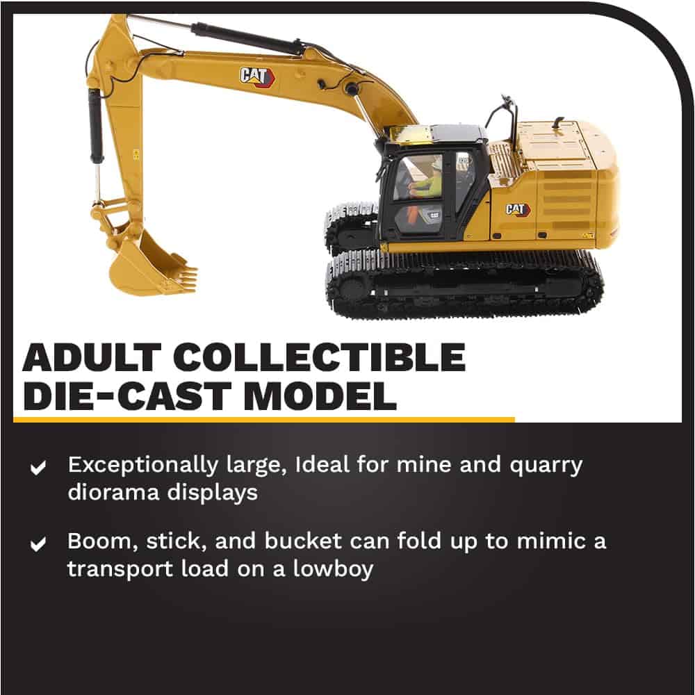 Diecast Masters 1:50 Excavadora Hidráulica Caterpillar 320 - Imagen 4