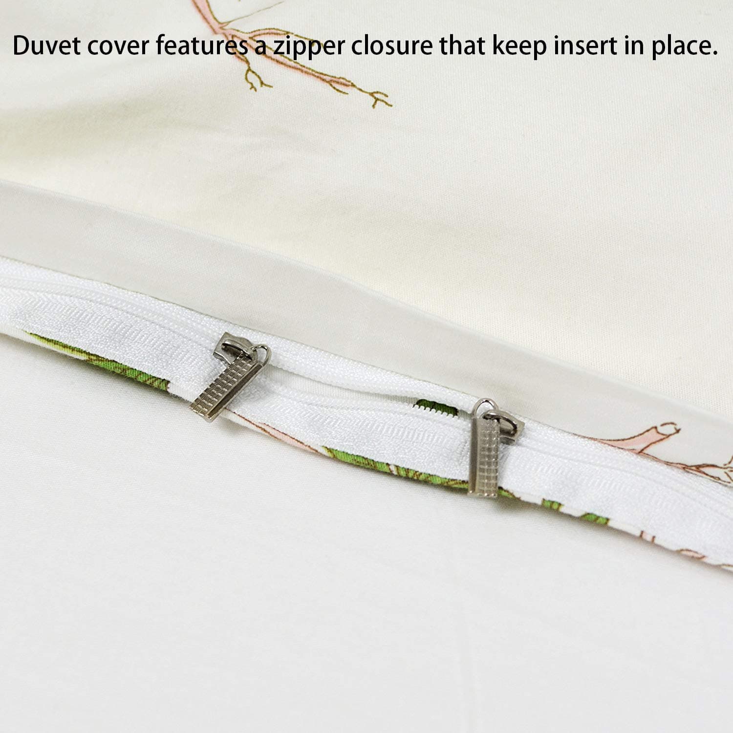 Juego de Funda Nórdica Floral Shabby White and Green de - Imagen 5