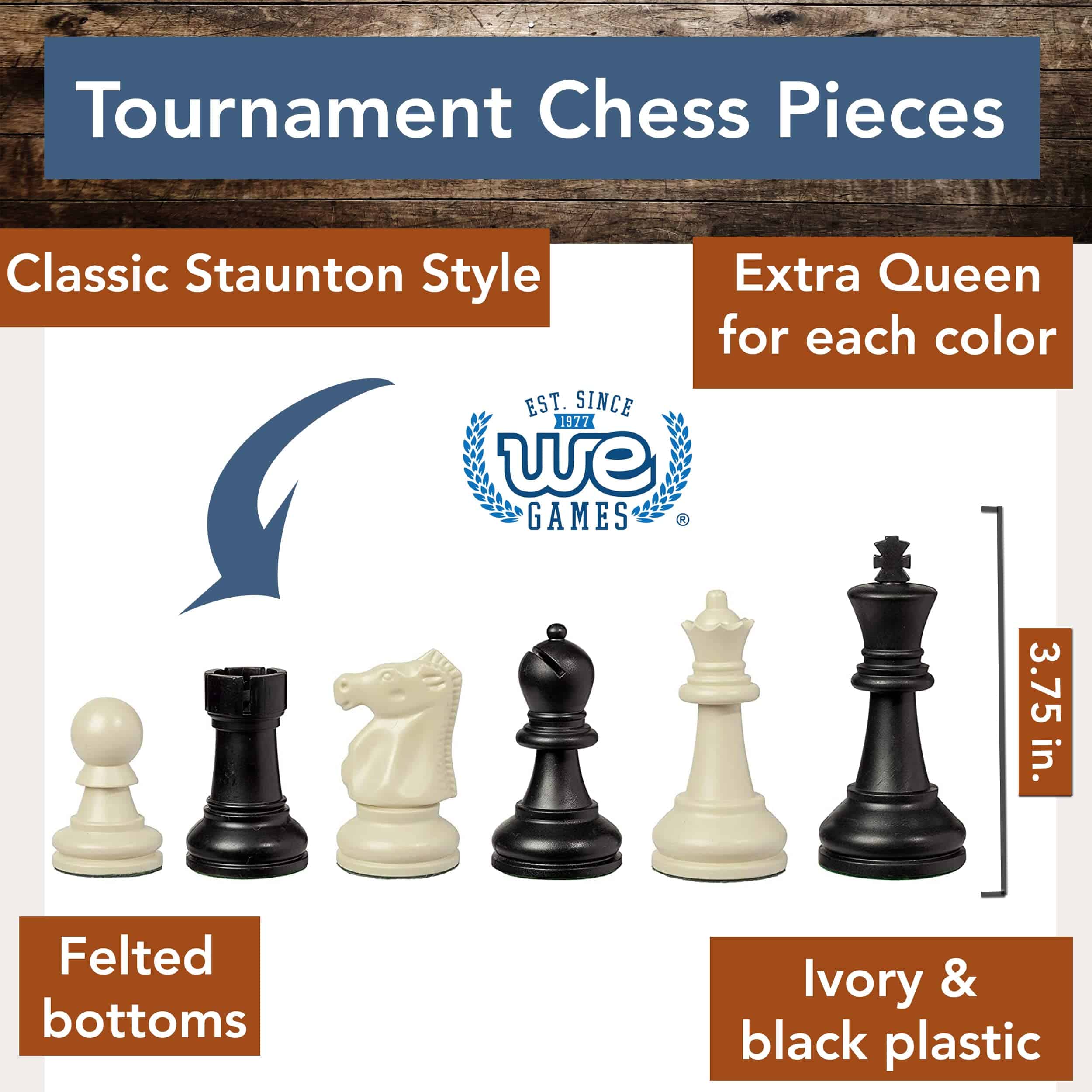 Conjunto de piezas de ajedrez Bobby Fischer Ultimate, Juego - Imagen 8
