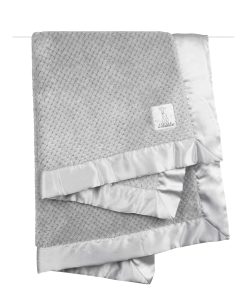 Manta para bebé Honeycomb Little Giraffe 29" x 35", Plata