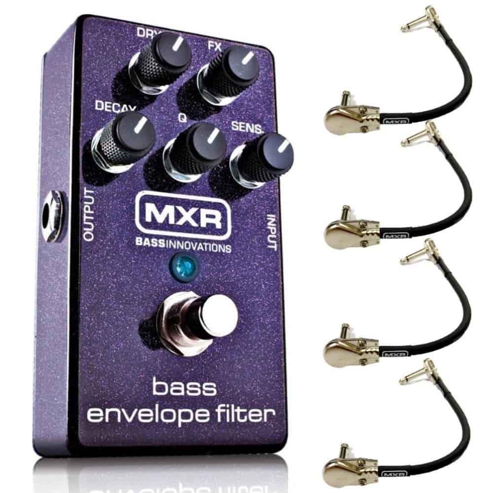 Pedal de Efecto MXR M82 Bass Envelope Filter con 4 Cables