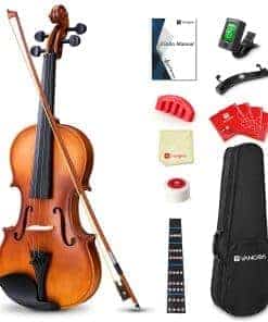 Vangoa 4/4 Violín Tamaño Completo Spruce Acoustic Violín