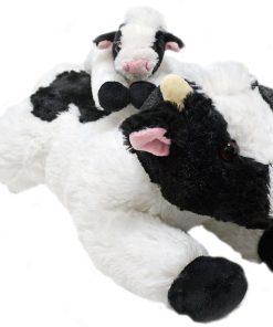 Set de Peluche de Vaca para Madre e Hijo | Vaca de Peluche