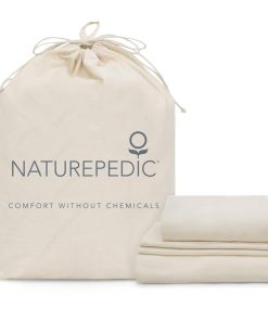 Juego de sábanas de lujo orgánicas Naturepedic - Juego de 4