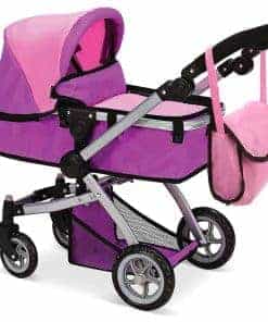 Cochecito de Muñecas Deluxe Plegable para Mamá y Yo con