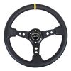 Volante reforzado NRG RST-006BK-Y + calcomanía de U.S.