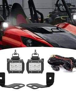 Conjunto de 2 luces de trabajo LED de 4 pulgadas, 18W &