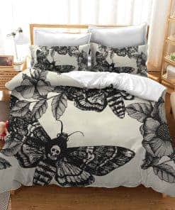 Juego de Funda Nórdica de Cama de Calavera 3D Impresión