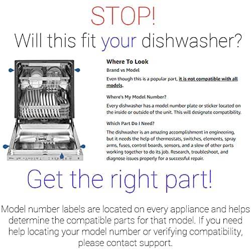 Bomba de desagüe de lavavajillas de -Universal - Imagen 3