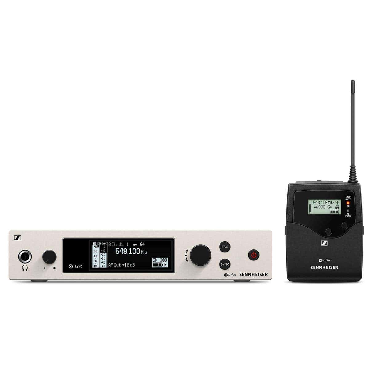 Sennheiser Pro Audio Wireless Bodypack Base Set, Rango AW+