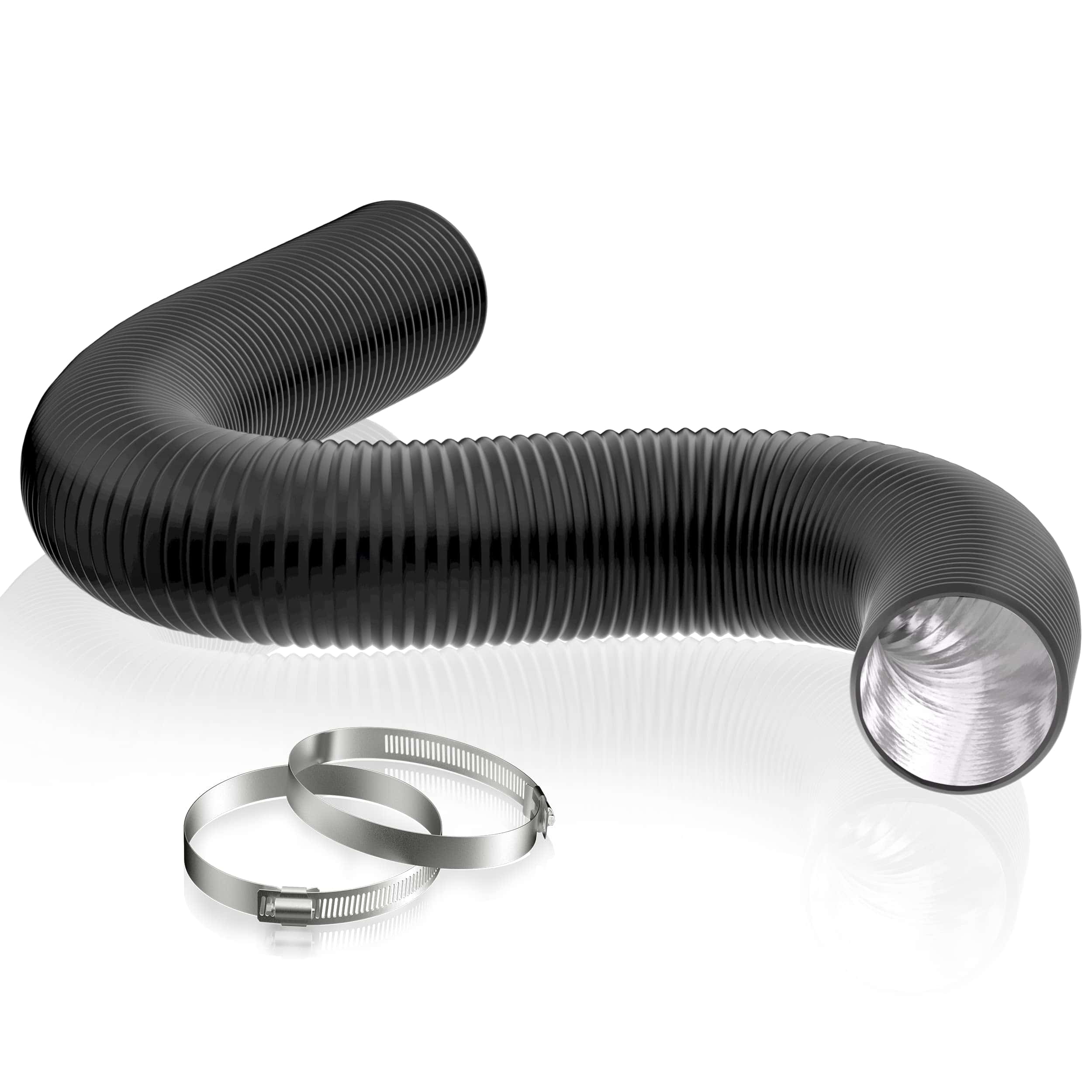 Manguera de ventilación flexible de aluminio de 3 pulgadas
