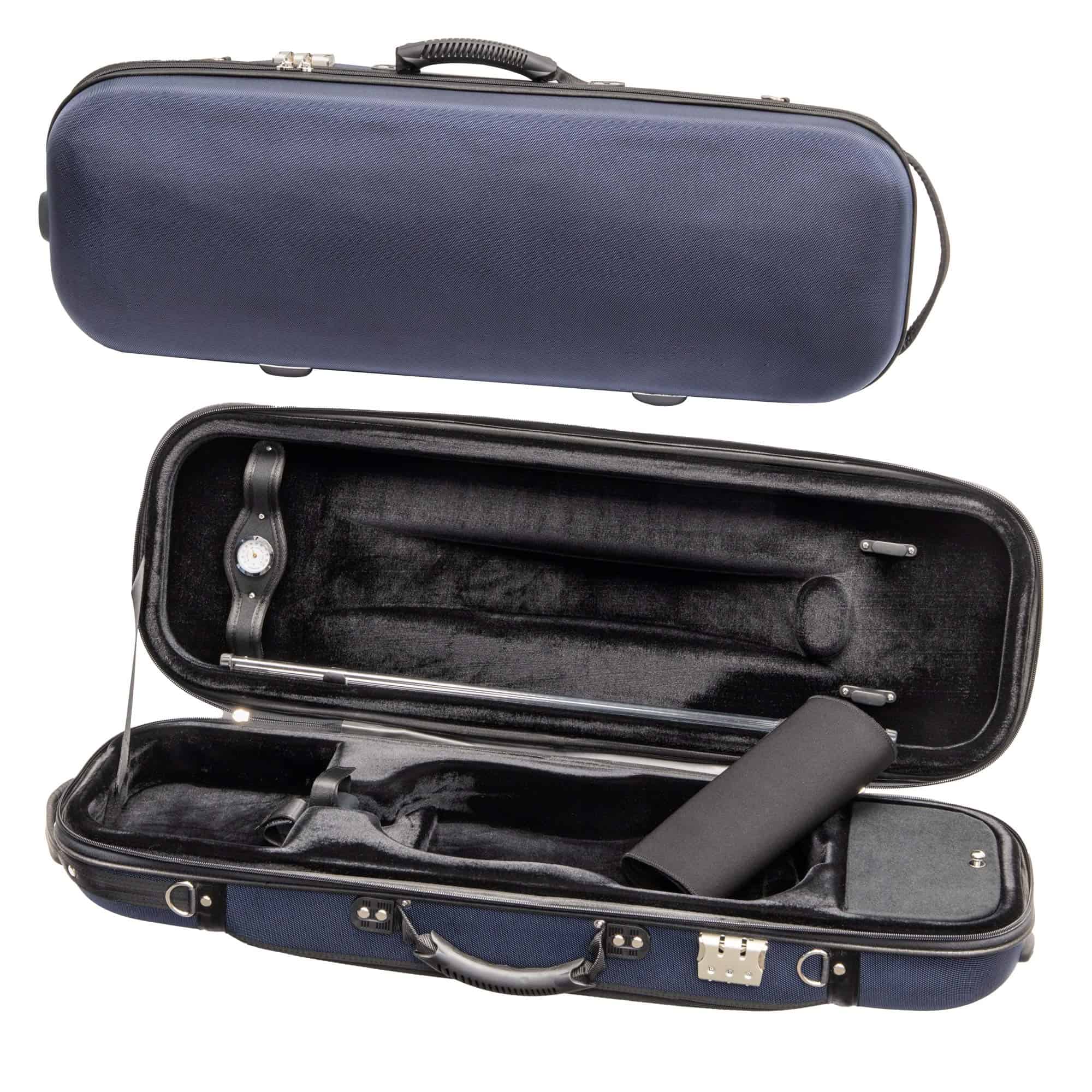 Estuche de Violín Oblongo MI&VI NF-5005 4/4 con Higrómetro