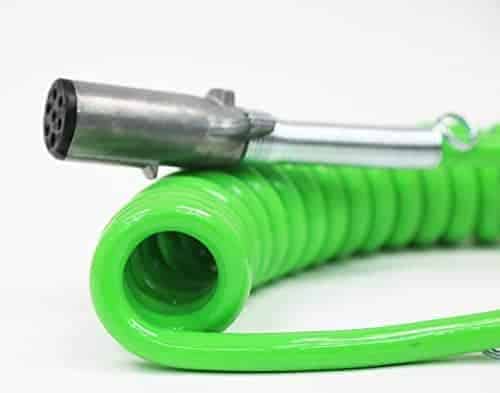 Cable en Espiral ABS de 7 Vías Mytee Products 15 Ft (Verde) - Imagen 6