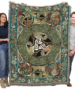 Manta Morrigan Ravens Panel de Jen Delyth - Regalo Celta