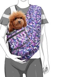 Bolso Bandolera Plegable de Malla con Estampado de