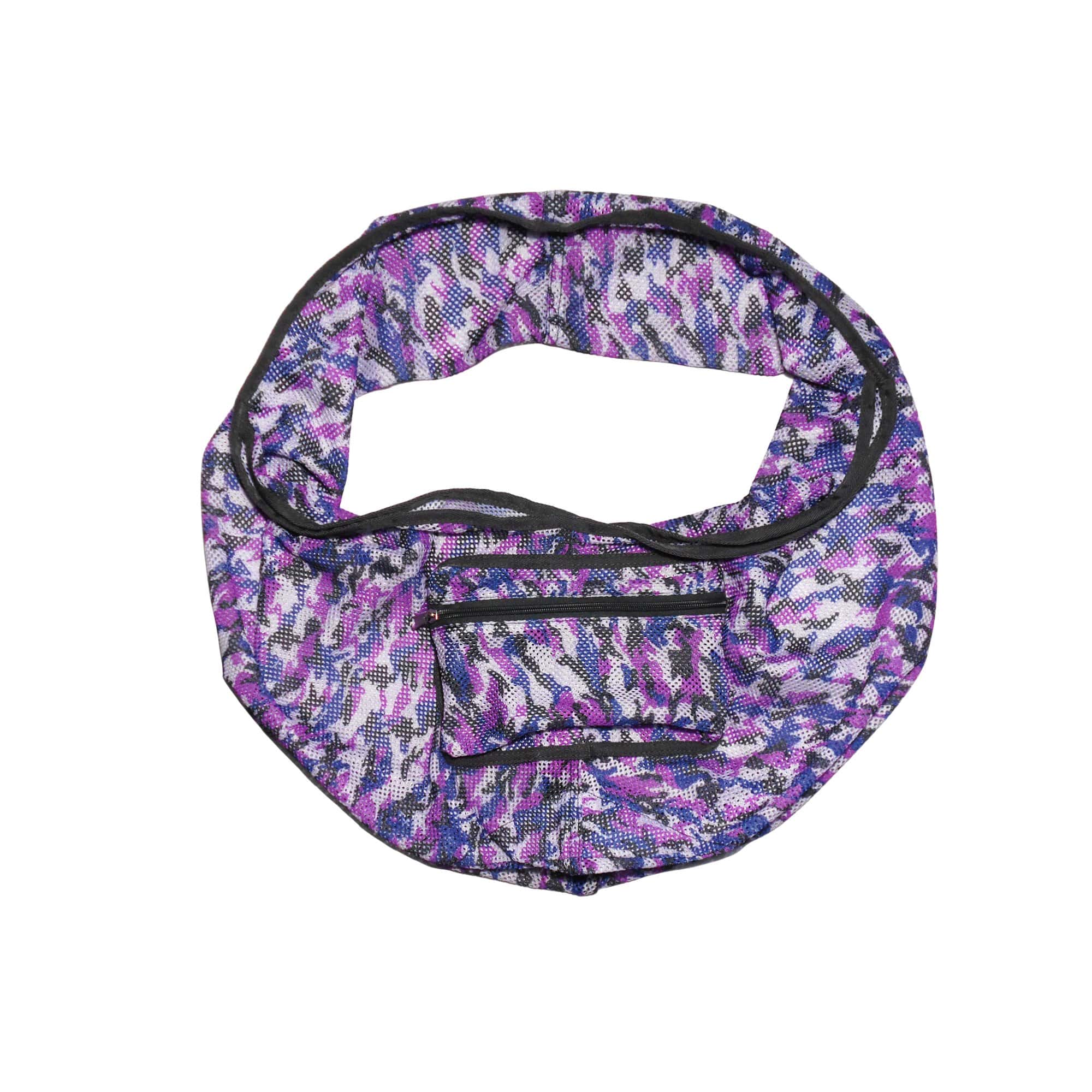 Bolso Bandolera Plegable de Malla con Estampado de - Imagen 3