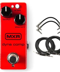 MXR M291 Dyna Comp Mini Pedal Compresor con Bundle de 4