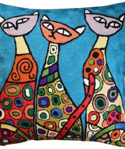 Cojines de gato de diseño de Cachemira, Cojín de gatitos