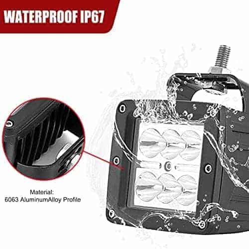 Faros LED de Niebla de 3 pulgadas 24W con Kit de Cableado - Imagen 6