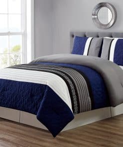 Juego de Edredón Alternativo de Plumas para Cama con