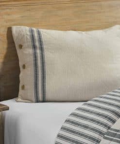 Funda para Almohada King Piper Classics Market Place Gris,