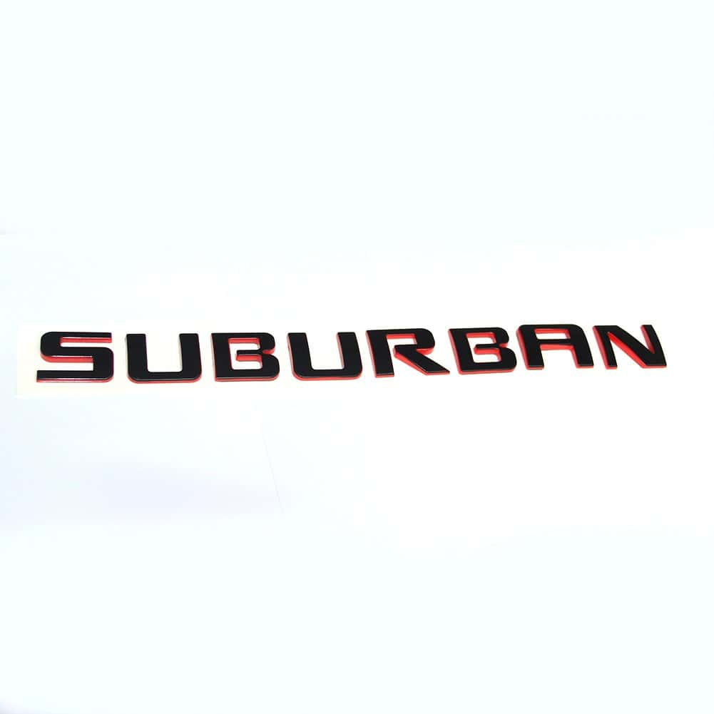 3 piezas de Placas de Nombres Emblemas OEM de Suburban - Imagen 5