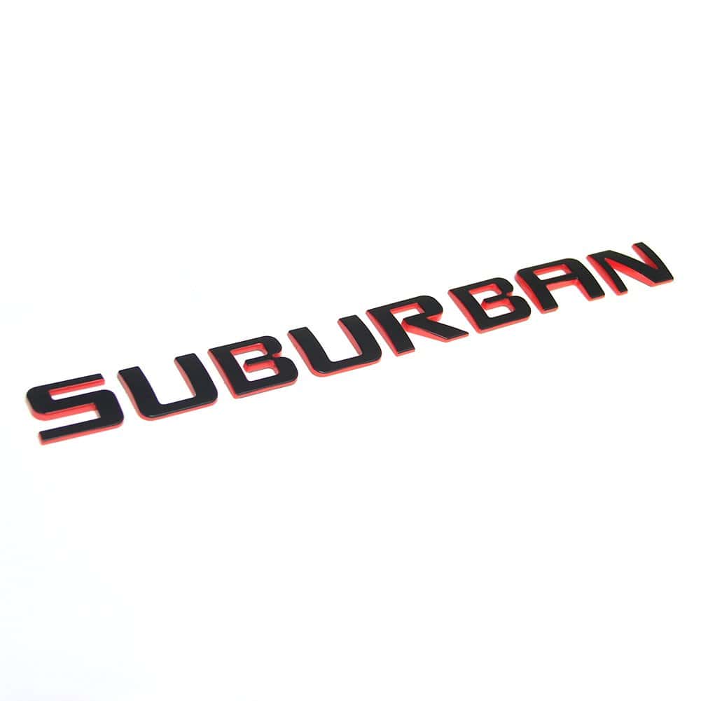 3 piezas de Placas de Nombres Emblemas OEM de Suburban - Imagen 3