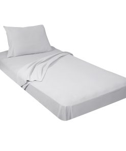 Juego de sábanas para cama de campamento de algodón 100%