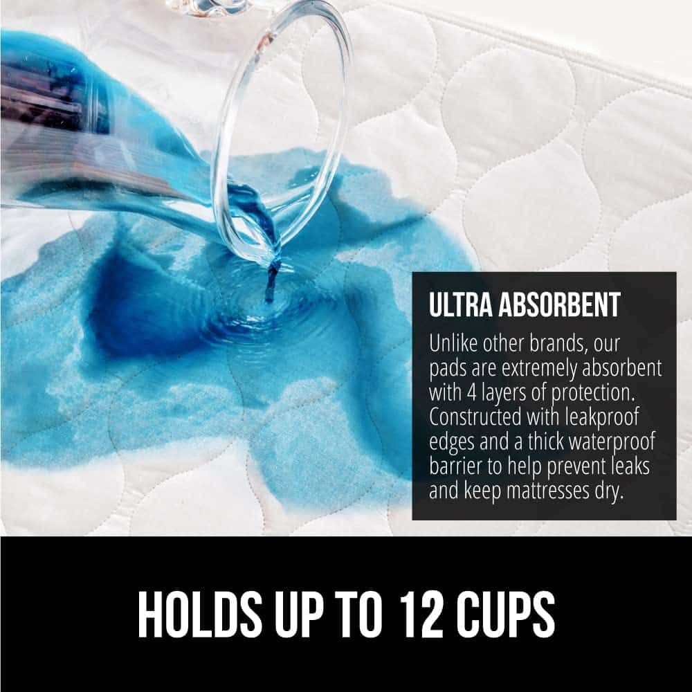 Almohadillas de Incontinencia Lavables para Colchón de - Imagen 5