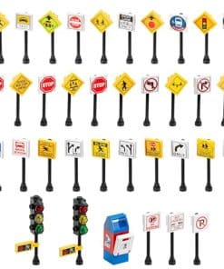 Set de Señales de Tránsito, Semáforos, Buzón de Correo,