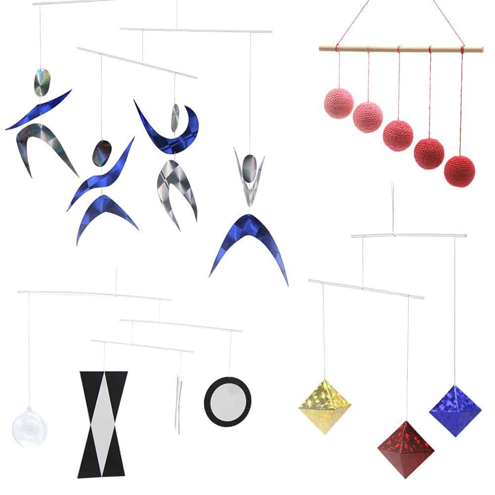 Cuatro Clásicos Móviles Visuales Montessori, Munari,
