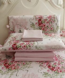 Juego de sábanas florales FADFAY 4 piezas Twin XL 100%