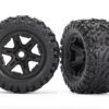 Ruedas Traxxas 8672 con llantas Talon Ext, 3.8", Negro