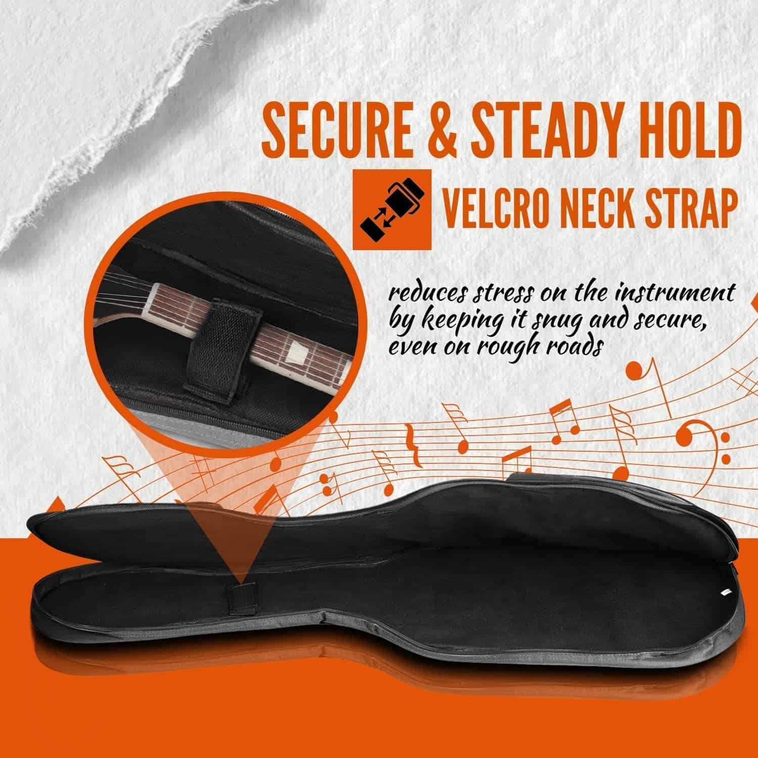 Estuche de Guitarra Eléctrica Flexzion - Funda Suave para - Imagen 5